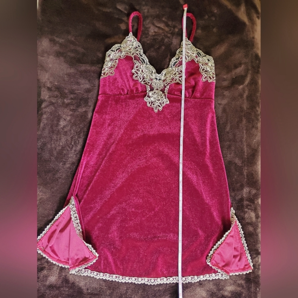 Red Lingerie Sleep Dress